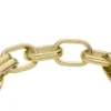 Heritage D-Link Goldfarbenes Edelstahl-Kettenarmband