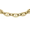 Heritage D-Link Goldfarbenes Edelstahl-Kettenarmband