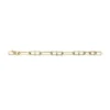 Heritage D-Link Goldfarbenes Edelstahl-Kettenarmband