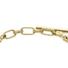 Heritage D-Link Goldfarbenes Edelstahl-Kettenarmband
