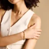 Heritage D-Link Goldfarbenes Edelstahl-Kettenarmband