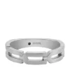 Heritage D-Link-Kettenring aus Edelstahl Heritage D-Link-Kettenring aus Edelstahl
