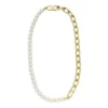 Heritage Pearl D-Link Goldfarbene Edelstahlkette