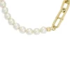 Heritage Pearl D-Link Goldfarbene Edelstahlkette