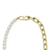 Heritage Pearl D-Link Goldfarbene Edelstahlkette