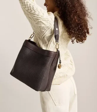 Jessie gewebte Schultertasche