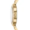 Karli Dreizeigeruhr in Goldoptik mit Armband