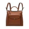 Kleiner Rucksack aus Parker-Leder