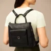 Kleiner Rucksack aus Parker-Leder