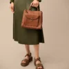 Kleiner Rucksack aus Parker-Leder