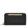 Liza Leder-Clutch mit Reißverschluss