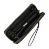 Logan Leder-Clutch mit RFID-Reißverschluss