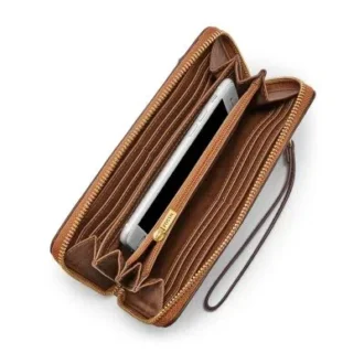 Logan RFID-Clutch mit Reißverschluss