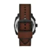 Machine Chronograph Braune Lederuhr