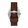 Machine Chronograph Braune Lederuhr