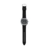 Machine Chronograph Schwarzes Silikonarmband und Armband-Set