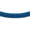 Maschinell geriffeltes Armband aus marineblauem Silikon
