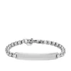 Maschinell gerändelte Textur Edelstahl-ID-Armband