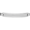 Maschinell gerändelte Textur Edelstahl-ID-Armband