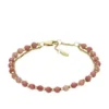 Mehrsträngiges Armband mit rosa Rhodochrosit