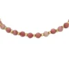 Mehrsträngiges Armband mit rosa Rhodochrosit