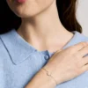Merrit Classic Perlmutt-Armband aus goldfarbenem Edelstahl
