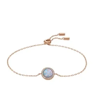 Merrit Classic Perlmutt-Armband aus roségoldfarbenem Edelstahl