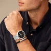 Neutra Chronograph Edelstahl-Mesh-Uhr und Armband-Box-Set