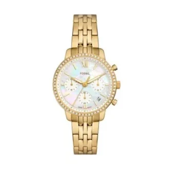 Neutra Chronograph Goldfarbene Edelstahluhr