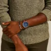 Neutra Chronograph Lederarmbanduhr und Armband-Set