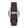 Neutra Moonphase Multifunktionsuhr mit braunem Lederarmband