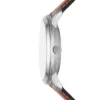 Neutra Moonphase Multifunktionsuhr mit braunem Lederarmband