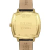 Nick Jonas x Fossil Machine Luxe Blue Vignette Dreizeigeruhr aus braunem Krokodilleder