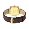 Nick Jonas x Fossil Machine Luxe Blue Vignette Dreizeigeruhr aus braunem Krokodilleder