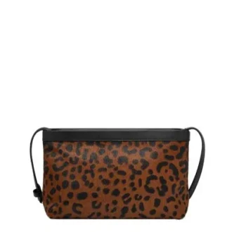 Penrose Clutch aus Haarcalf-Leder