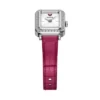 Raquel Mini Zwei-Zeiger-Uhr aus rosa Leder