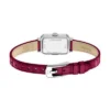 Raquel Mini Zwei-Zeiger-Uhr aus rosa Leder