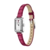 Raquel Mini Zwei-Zeiger-Uhr aus rosa Leder