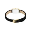 Raquel Mini Zwei-Zeiger-Uhr aus schwarzem Samt