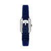 Raquel Mini Zwei-Zeiger-Uhr mit blauem Samtarmband