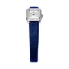 Raquel Mini Zwei-Zeiger-Uhr mit blauem Samtarmband