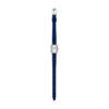 Raquel Mini Zwei-Zeiger-Uhr mit blauem Samtarmband