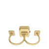 Raquel Uhrenring Zweizeigeruhr aus goldfarbenem Edelstahl Raquel Uhrenring Zweizeigeruhr aus goldfarbenem Edelstahl