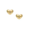 Sadie All My Love Goldfarbene Ohrstecker aus Edelstahl mit Herz