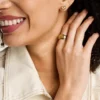 Sadie All My Love Goldfarbene Ohrstecker aus Edelstahl mit Herz