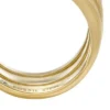 Sadie All My Love Herz-Prestack-Ring aus goldfarbenem Edelstahl