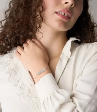 Sadie Edelstahl-ID-Armband