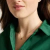 Sadie Goldfarbenes Edelstahl-Herz-Halsketten- und Ohrring-Geschenkset