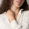 Sadie Goldfarbenes Edelstahl-ID-Armband