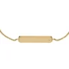 Sadie Goldfarbenes Edelstahl-ID-Armband